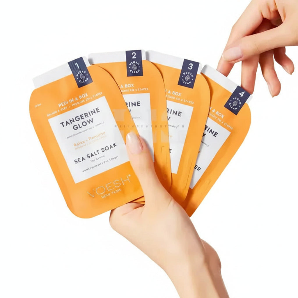 VOESH Pedi In A Box 4 Step - Tangerine 50/Box