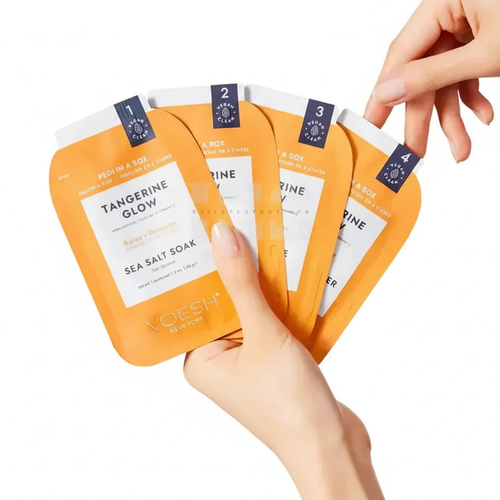 VOESH Pedi In A Box 4 Step - Tangerine 50/Box