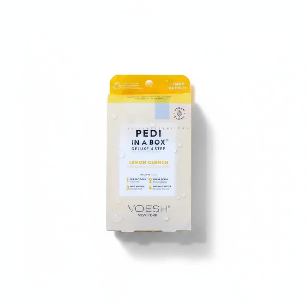 VOESH Pedi In A Box 4 Step - Lemon Quench 50/Box