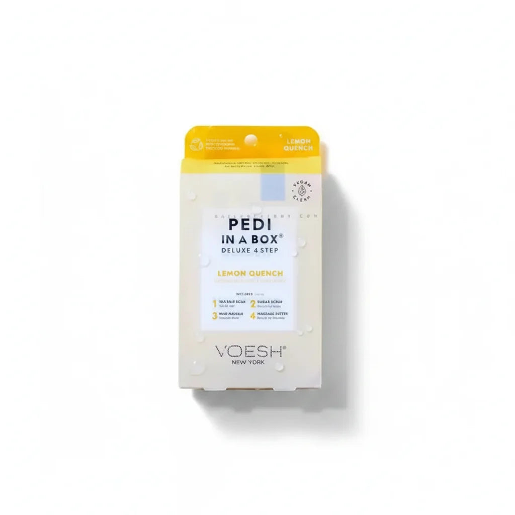 VOESH Pedi In A Box 4 Step - Lemon Quench 50/Box