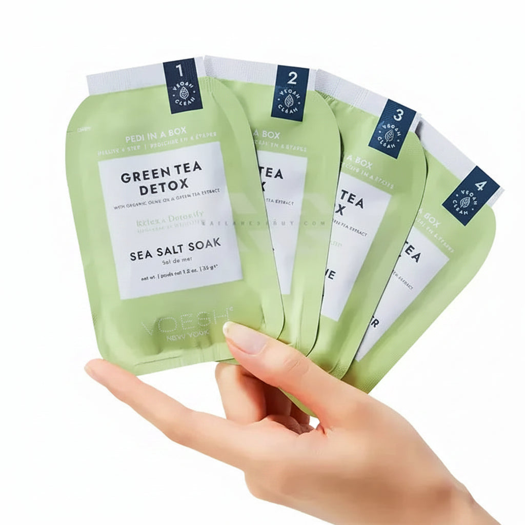 VOESH Pedi In A Box 4 Step - Green Tea 50/Box