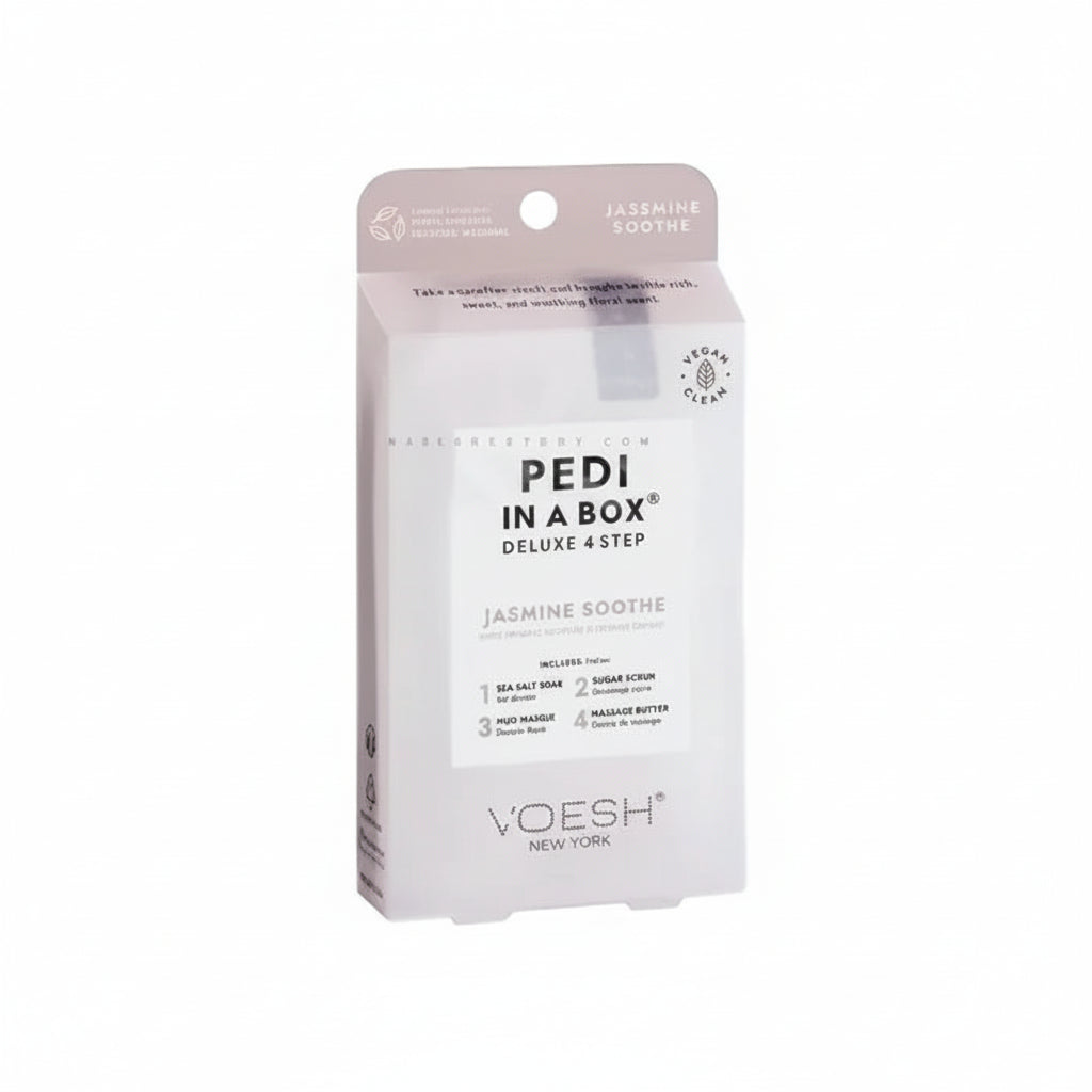VOESH Pedi In A Box 4 Step - Jasmine Soothe 50/Box