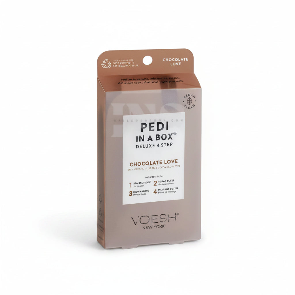 VOESH Pedi In A Box 4 Step - Chocolate Love 50/Box