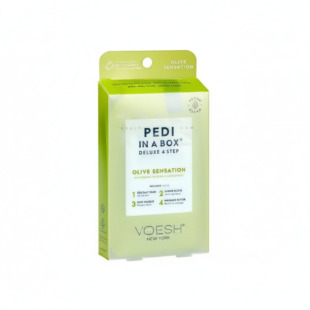 VOESH Pedi In A Box 4 Step - Olive Sensation 50/Box