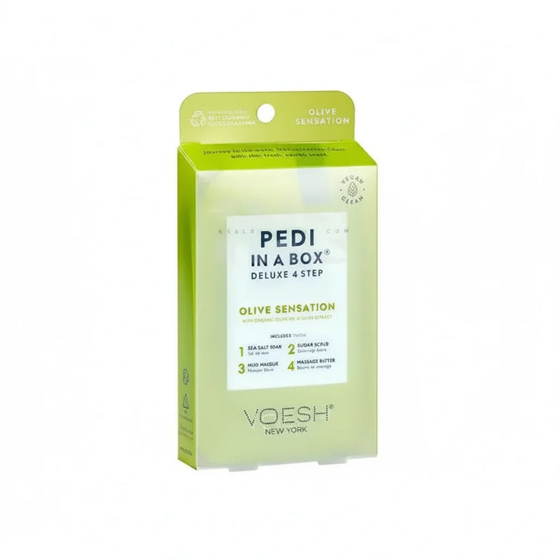 VOESH Pedi In A Box 4 Step - Olive Sensation 50/Box