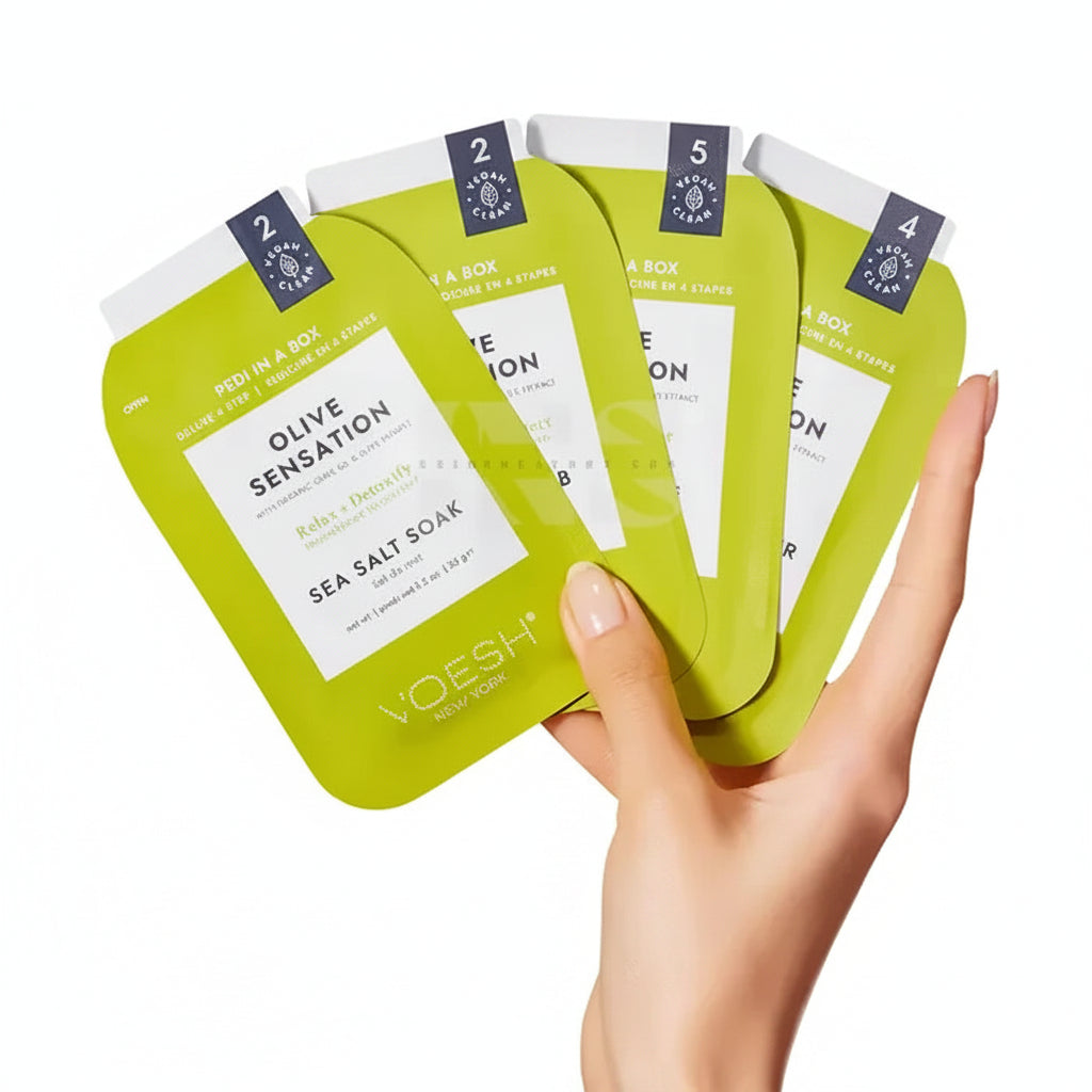VOESH Pedi In A Box 4 Step - Olive Sensation 50/Box