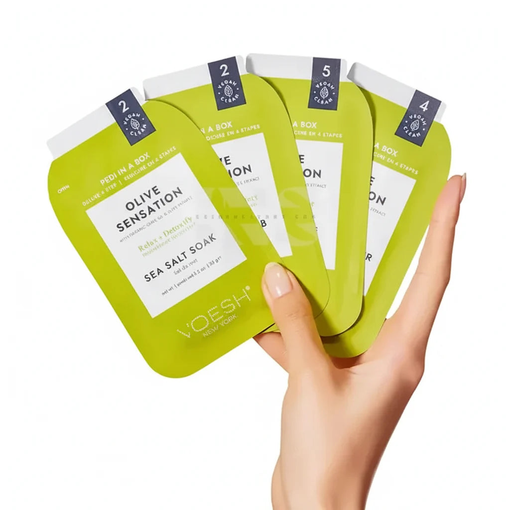 VOESH Pedi In A Box 4 Step - Olive Sensation 50/Box
