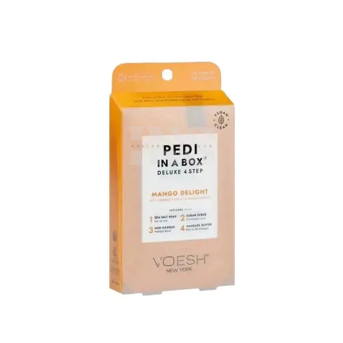 VOESH Pedi In A Box 4 Step - Mango Delight 50/Box