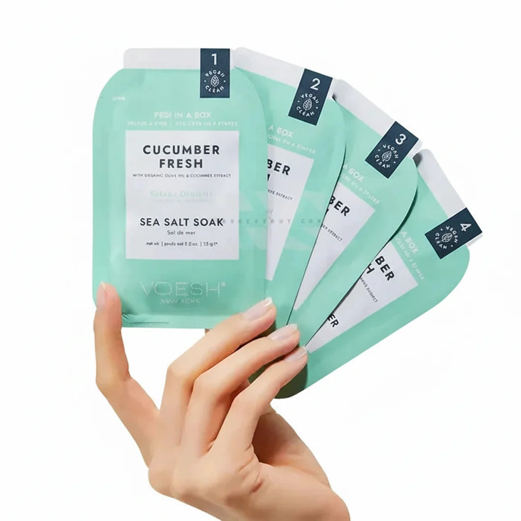VOESH Pedi In A Box 4 Step - Cucumber Fresh 50/Box