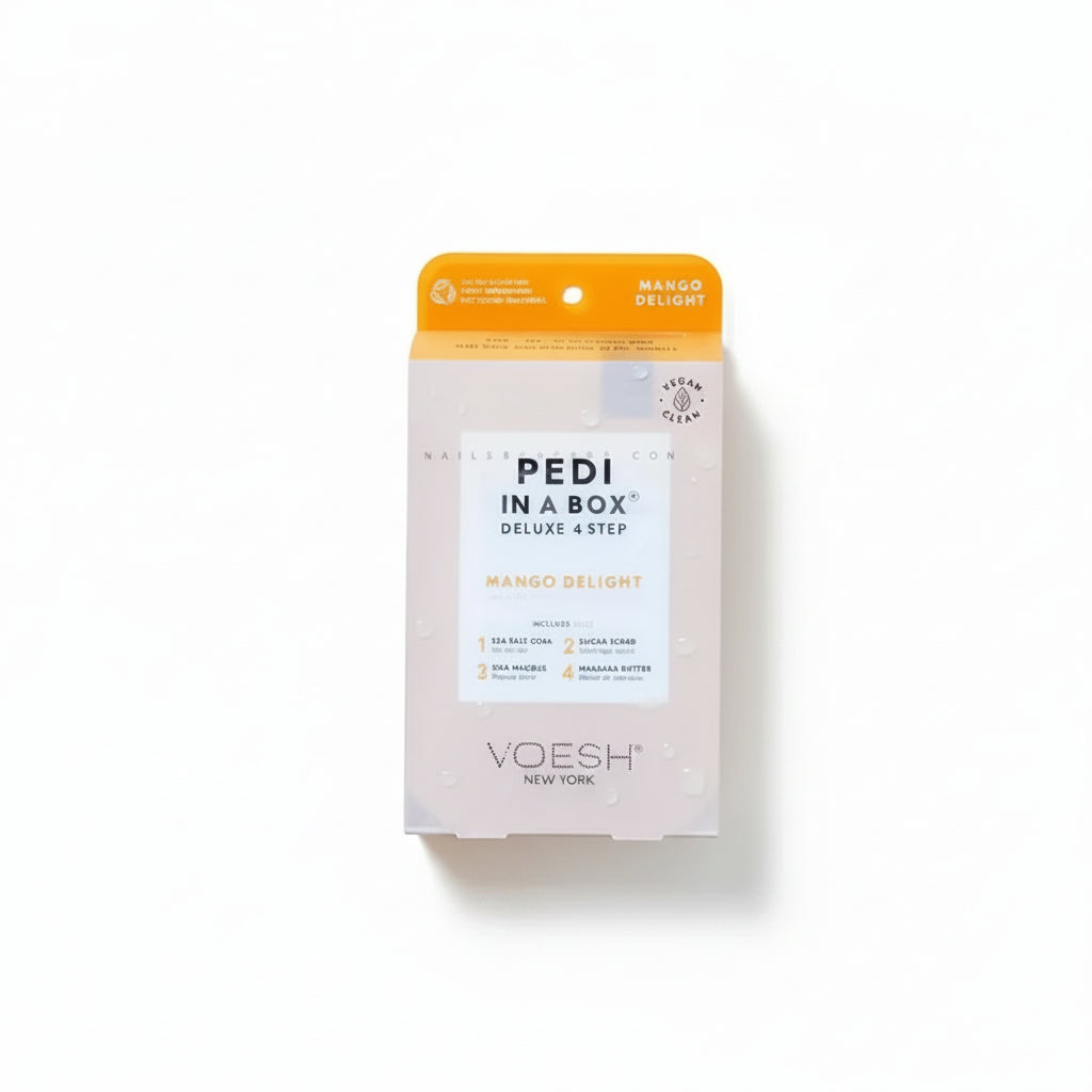 VOESH Pedi In A Box 4 Step - Mango Delight 50/Box