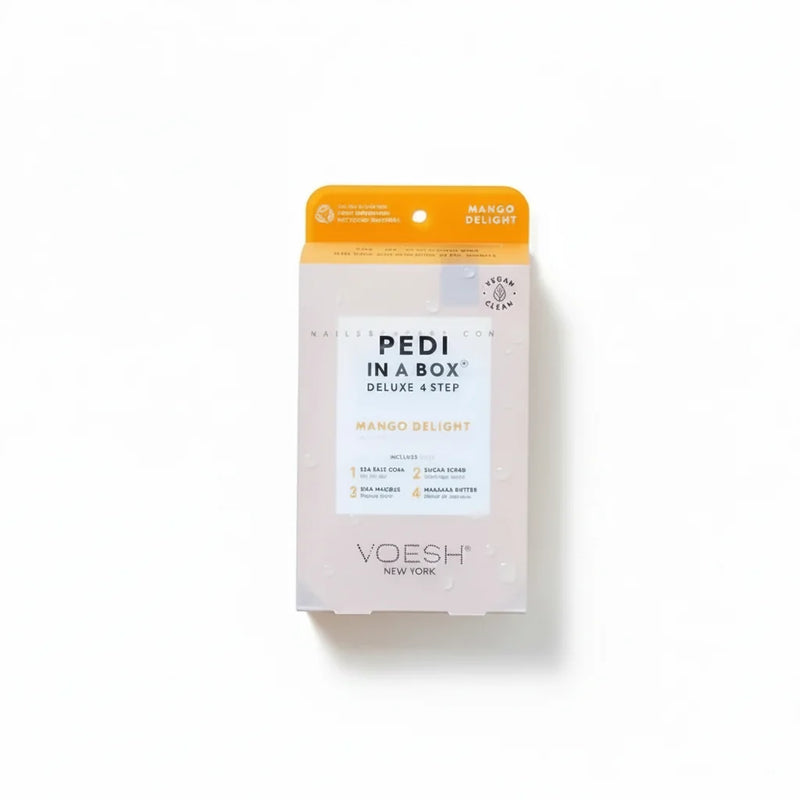 VOESH Pedi In A Box 4 Step - Mango Delight 50/Box