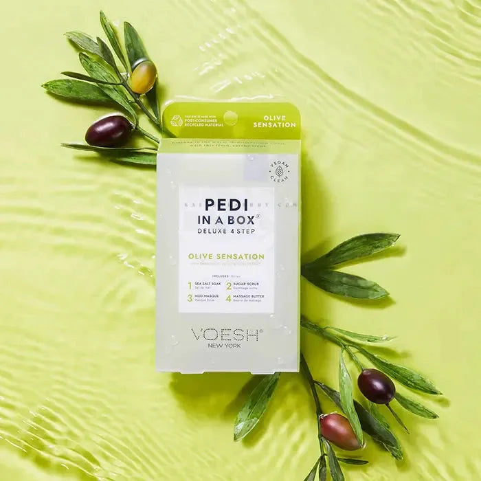 VOESH Pedi In A Box 4 Step - Olive Sensation 50/Box
