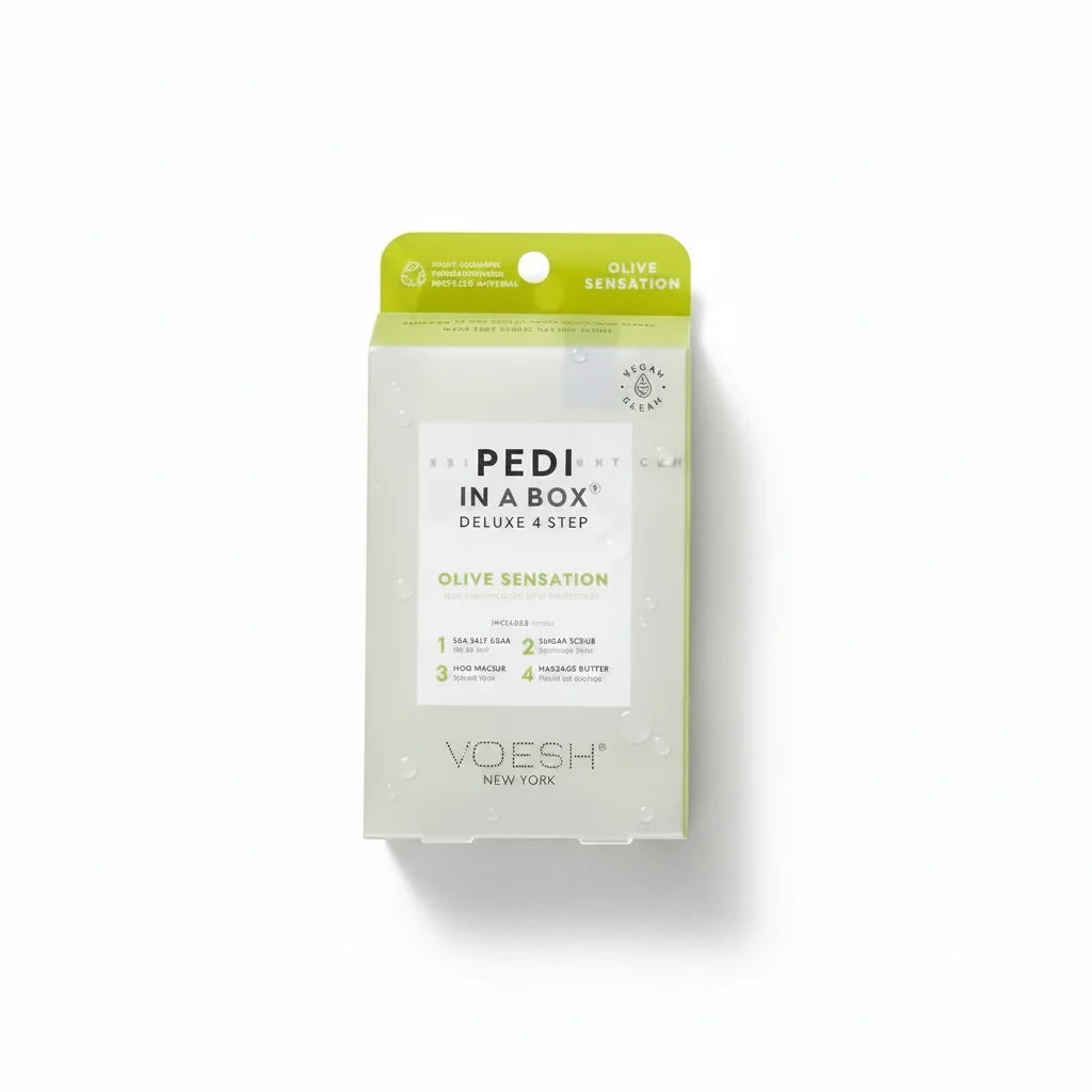 VOESH Pedi In A Box 4 Step - Olive Sensation 50/Box