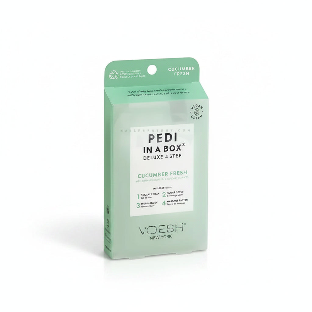 VOESH Pedi In A Box 4 Step - Cucumber Fresh 50/Box