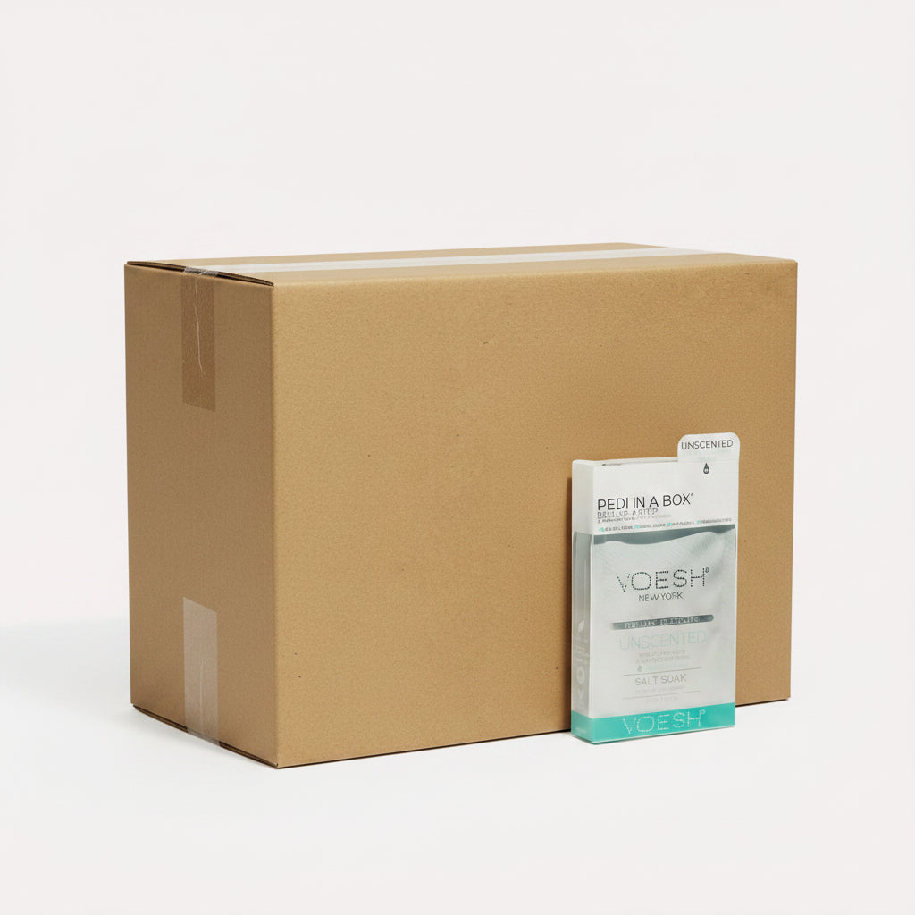 Voesh pedi in a box 4 step - 50/box - unscented - spa