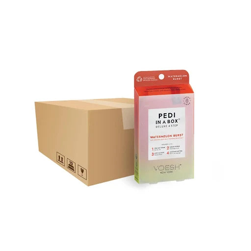 Voesh pedi in a box 4 step - 50/box - watermelon *limited*