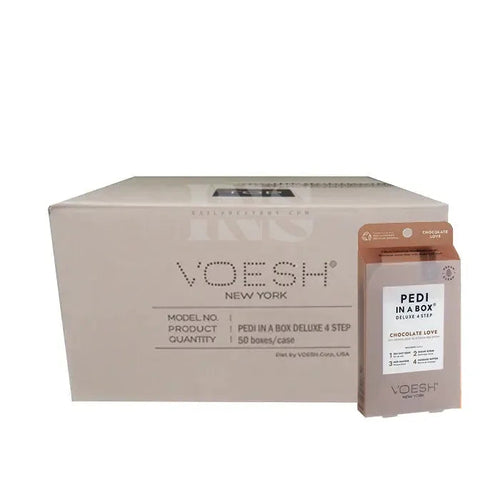 VOESH Pedi In A Box 4 Step - Chocolate Love 50/Box