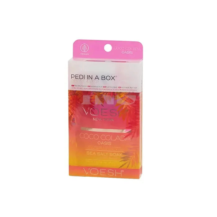 VOESH Pedi In A Box 4 Step - Coco Colada Oasis Single - Pedi