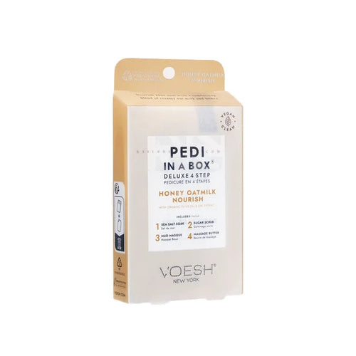 VOESH Pedi In A Box 4 Step - Honey Oatmilk Single - Pedi Kit