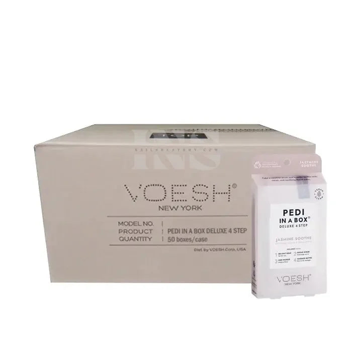 VOESH Pedi In A Box 4 Step - Jasmine Soothe 50/Box - Pedi