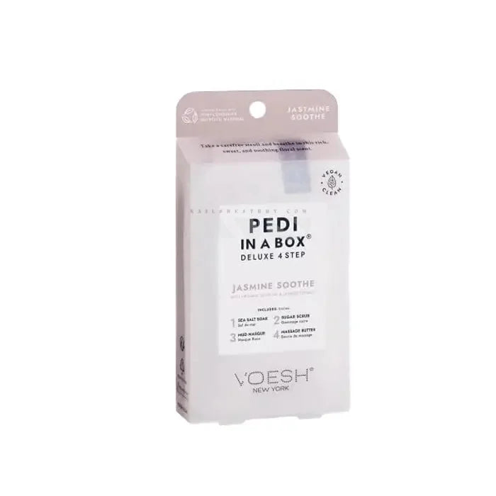 VOESH Pedi In A Box 4 Step - Jasmine Soothe 50/Box