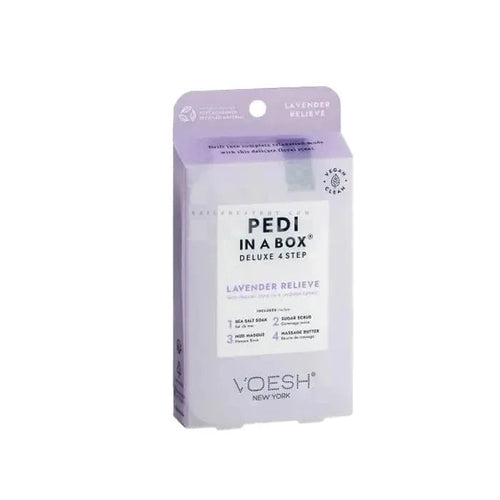 VOESH Pedi In A Box 4 Step - Lavender Relieve Single