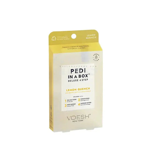 VOESH Pedi In A Box 4 Step - Lemon Quench Single - Pedi Kit