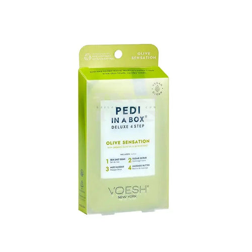 VOESH Pedi In A Box 4 Step - Olive Sensation Single - Pedi