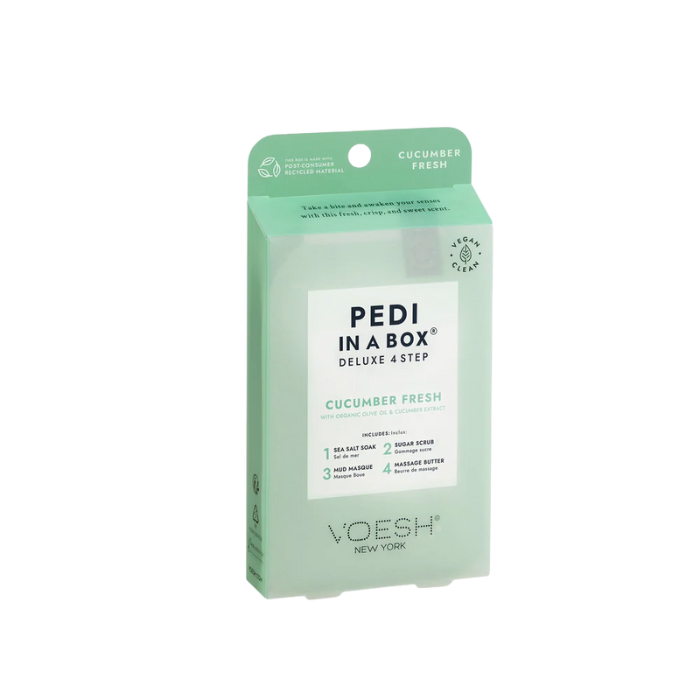 Voesh pedi in a box 4 step - single - cucumber fresh - spa