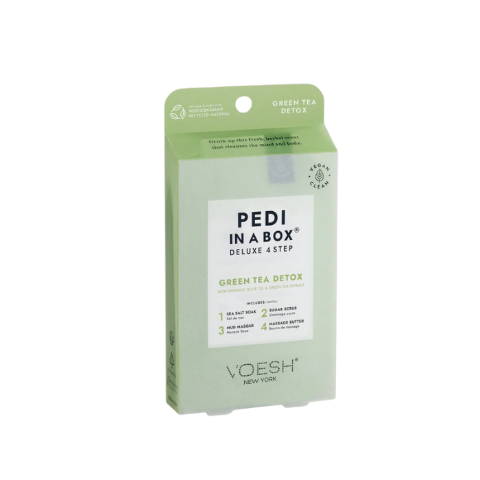 Voesh pedi in a box 4 step - single - green tea - spa