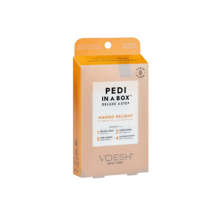 Voesh pedi in a box 4 step - single - mango delight - spa