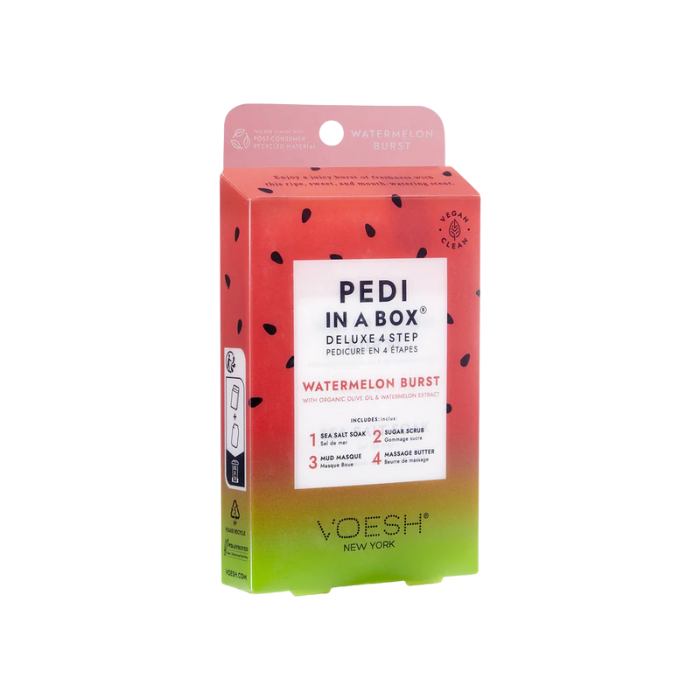 Voesh pedi in a box 4 step - single - watermelon *limited*