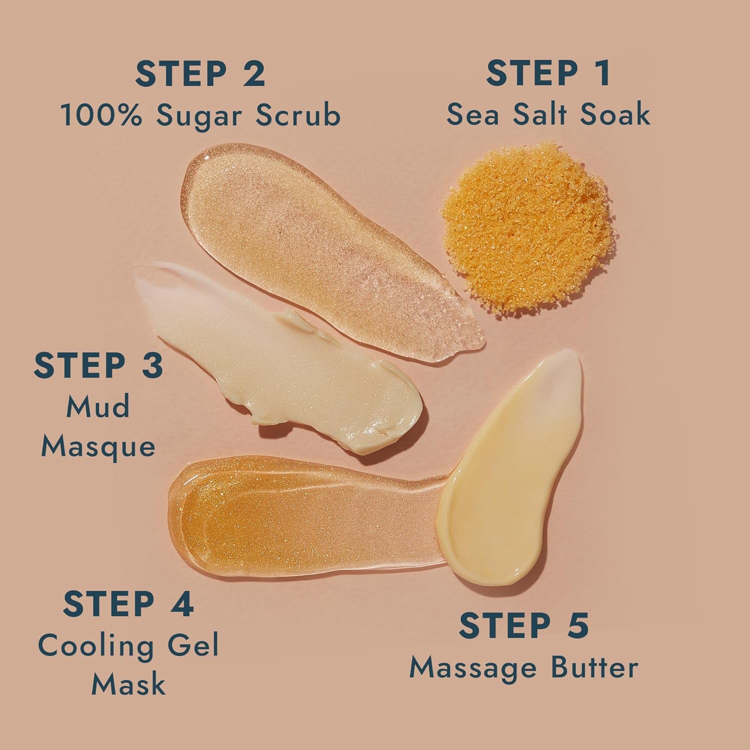 Voesh pedi in a box 5 step - glimmer spa 50/box - spa