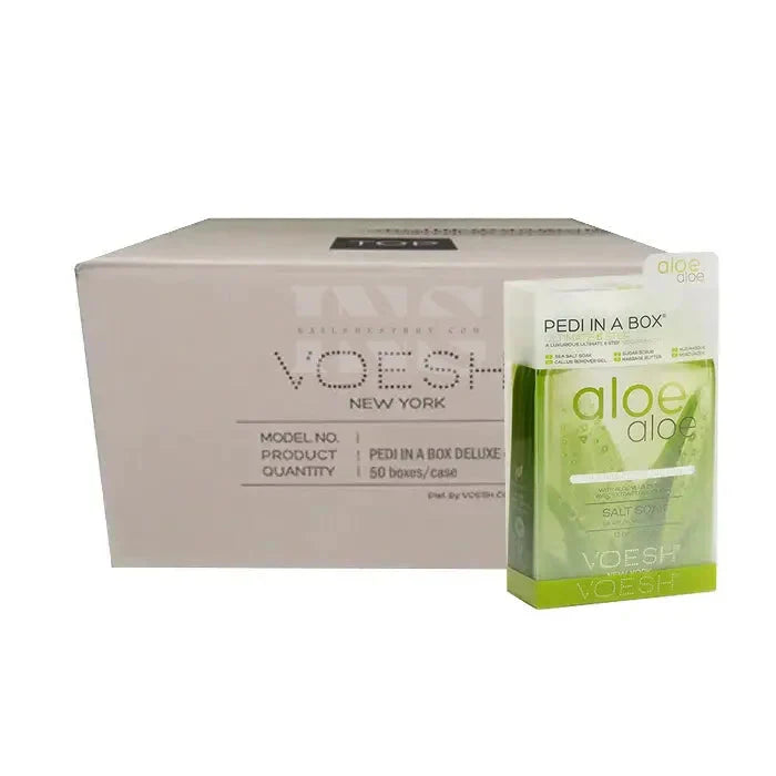 VOESH Pedi In A Box 6 Step - Aloe Aloe 30/Box - Pedi Kit