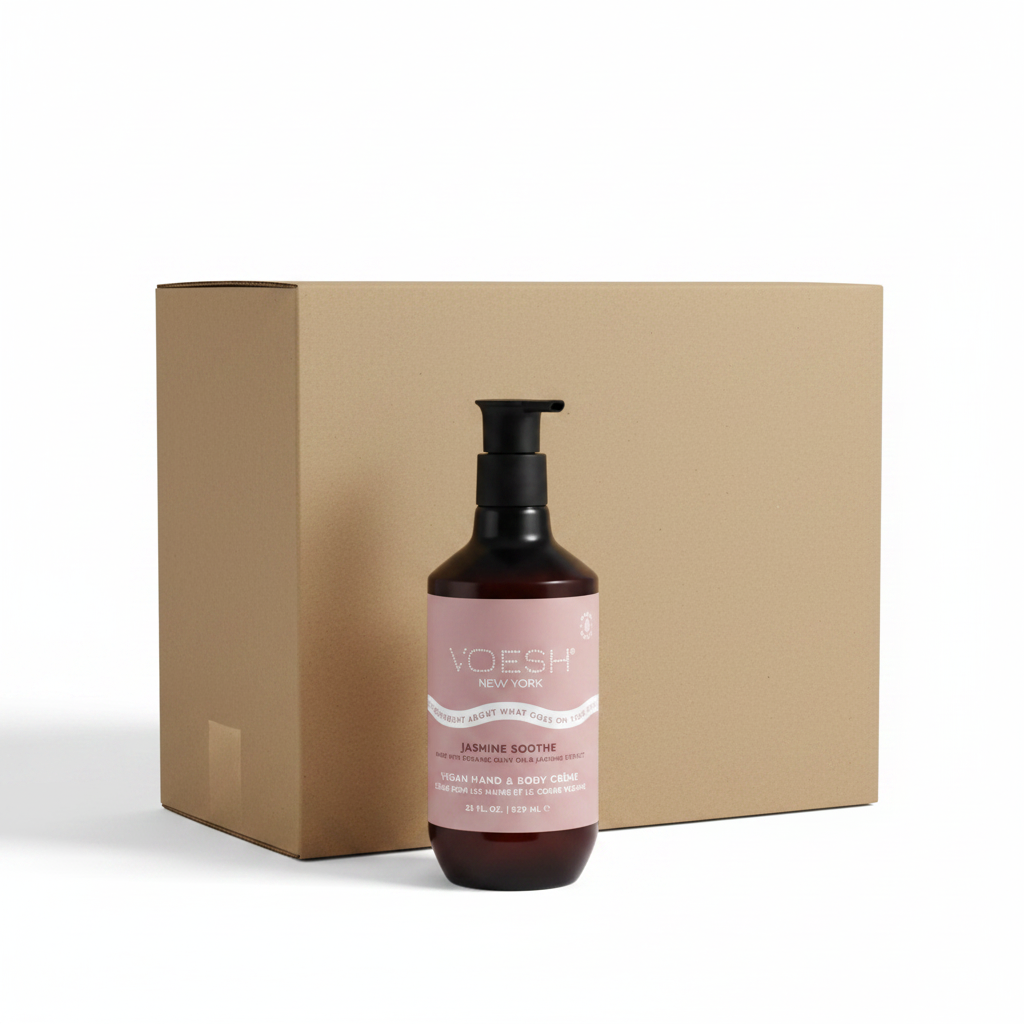 Voesh vegan body creme - 28 oz 12/box - jasmine soothe
