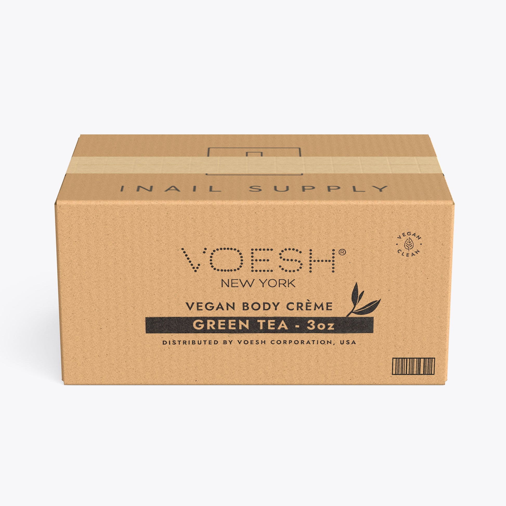 Voesh vegan body creme - 3 oz 50/case - green tea - lotion