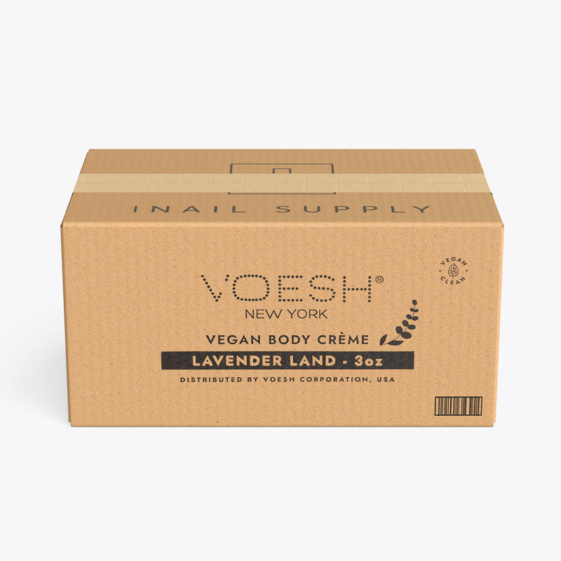 Voesh vegan body creme - 3 oz 50/case - lavender land