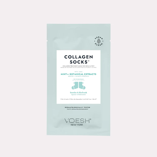 VOESH Collagen Mask Socks - Mint & Botanical Extracts 100/Box