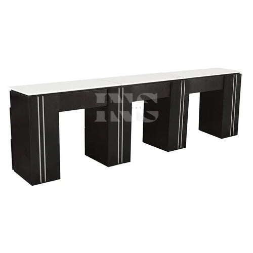 WHALE SPA TRIPLE MANICURE TABLE NM906T - BLACK - Table