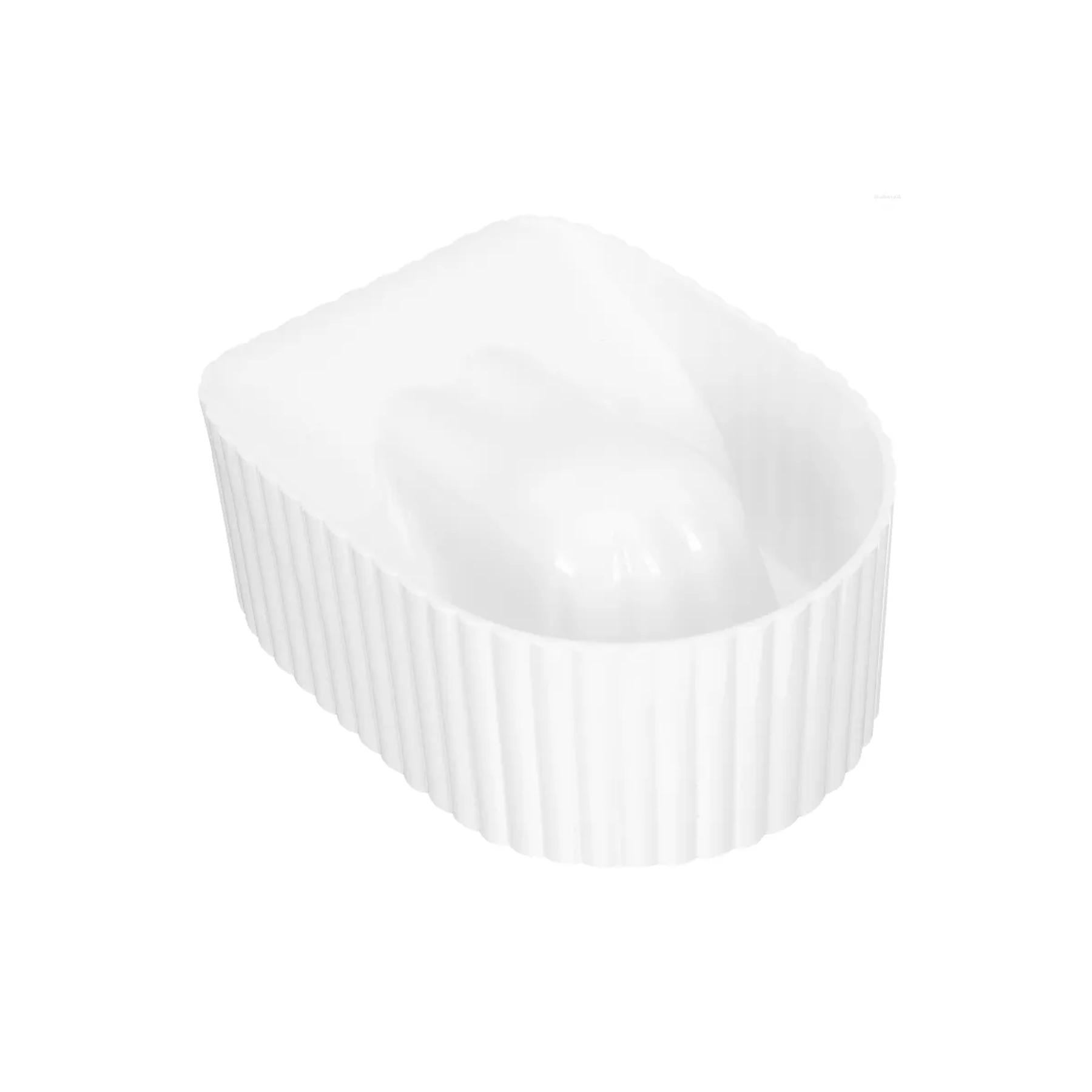 White exquisite manicure bowl warming soak - manicure bowl